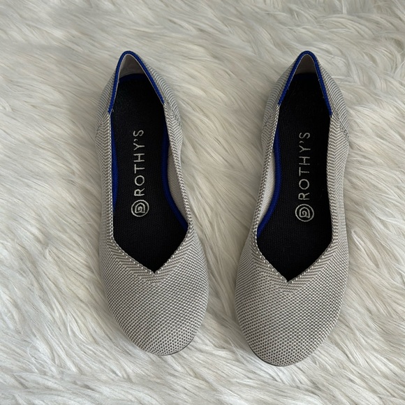 Rothy's Shoes - Rothy's "Retired" Birdseye Flax Round Toe Flats Size 7
